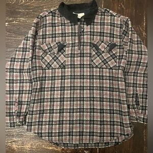 Vintage Greatland Quarter Zip Long Sleeved Shirt
